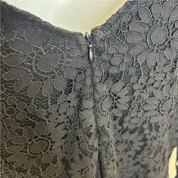 NWT American Rag Black Lace Long Sleeve Dress - Picture 4 of 9